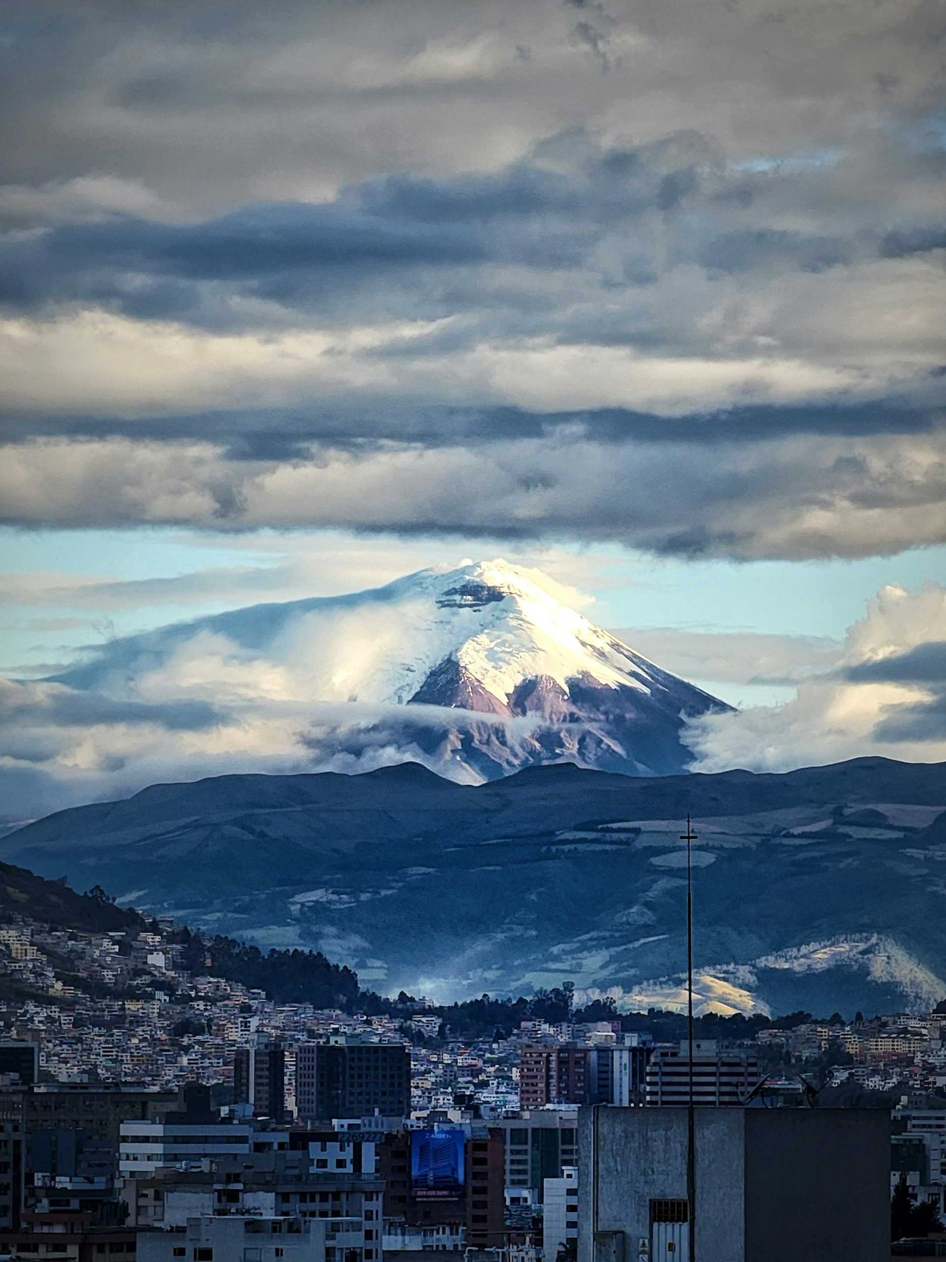 Volcan Cotopaxi from Quito, Ecuador