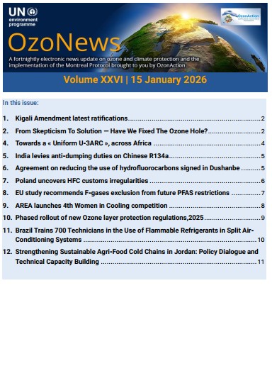 OzoNews Volume XXVI, 15 Jan_2026