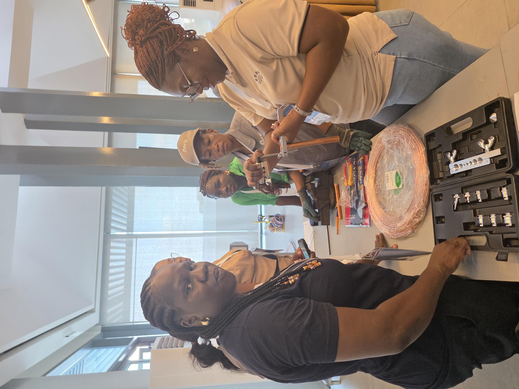 Female RAC techicians, Francophone Africa