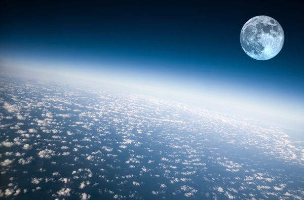 Planet Earth Space Global view