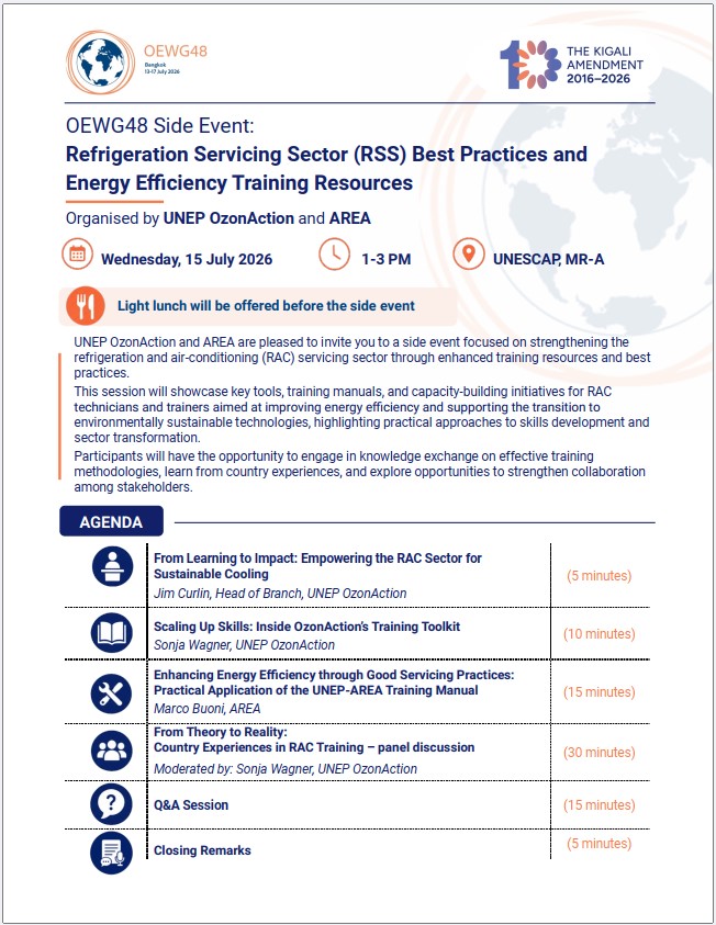 Side event agenda