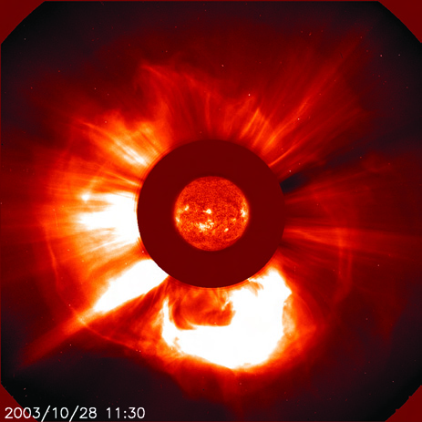 Coronal Mass Ejection in progress