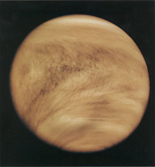 Venus in ultraviolet, by the Pioneer spacecraft