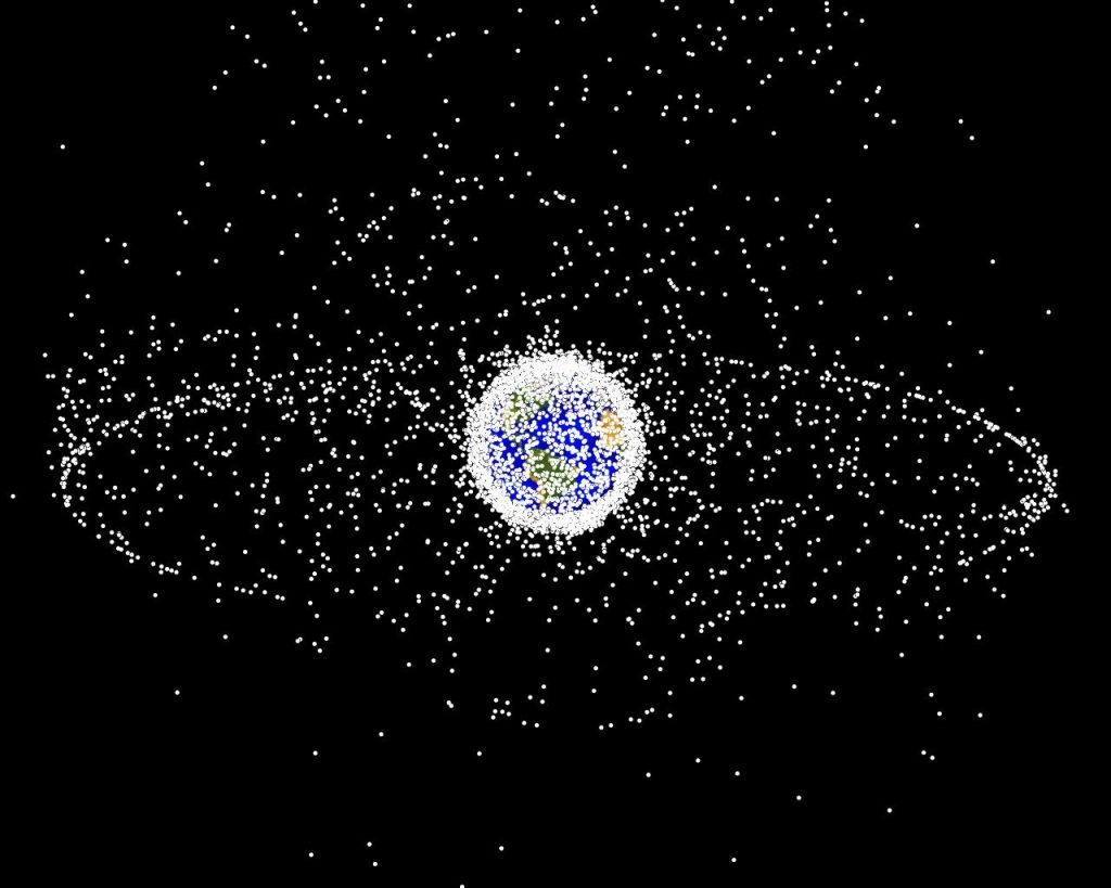 Space Debris. Credit: NASA