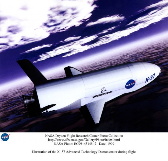 X-37b spaceplane concept art