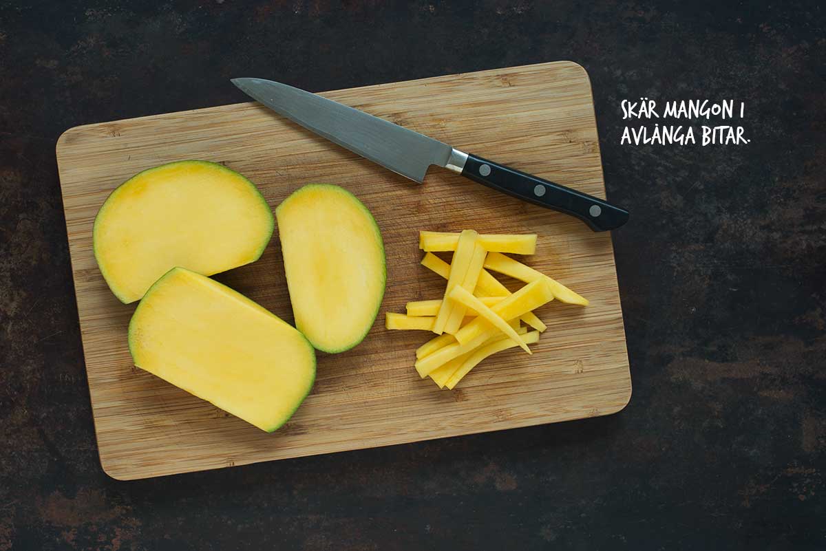 Recept: Sallad med squash och mango | Frk. Kräsen
