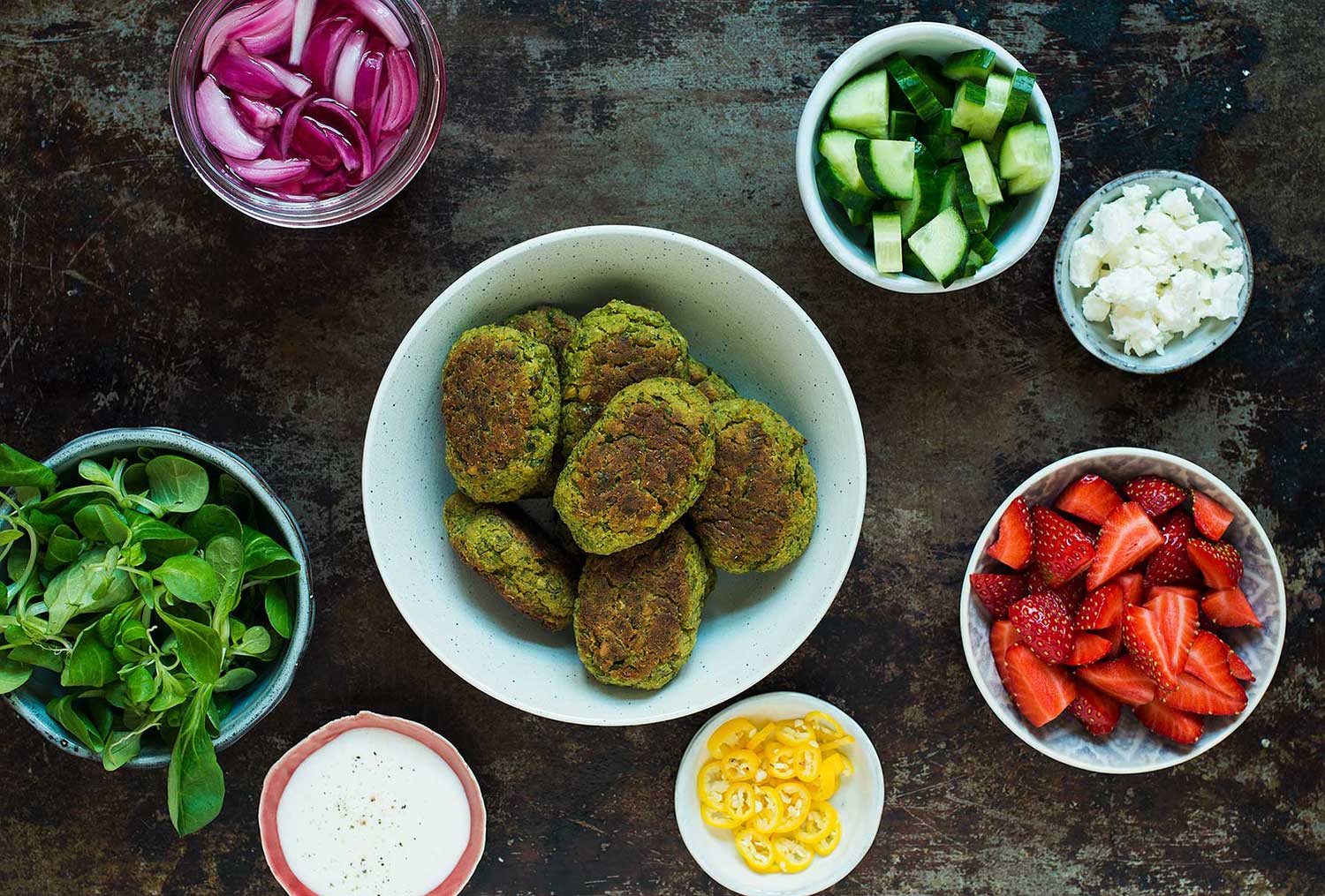 Recept: Falafel med ärtor och citron | Frk. Kräsen