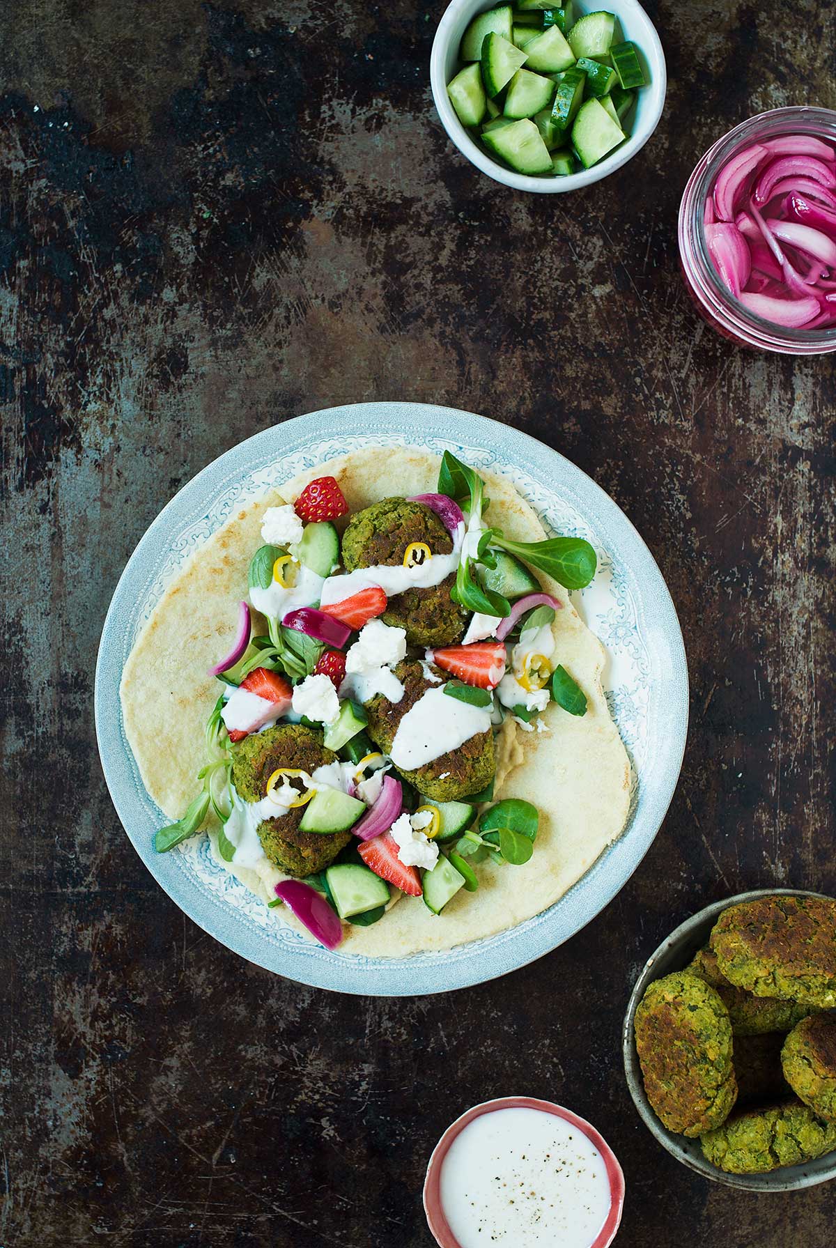 Recept: Falafel med ärtor och citron | Frk. Kräsen