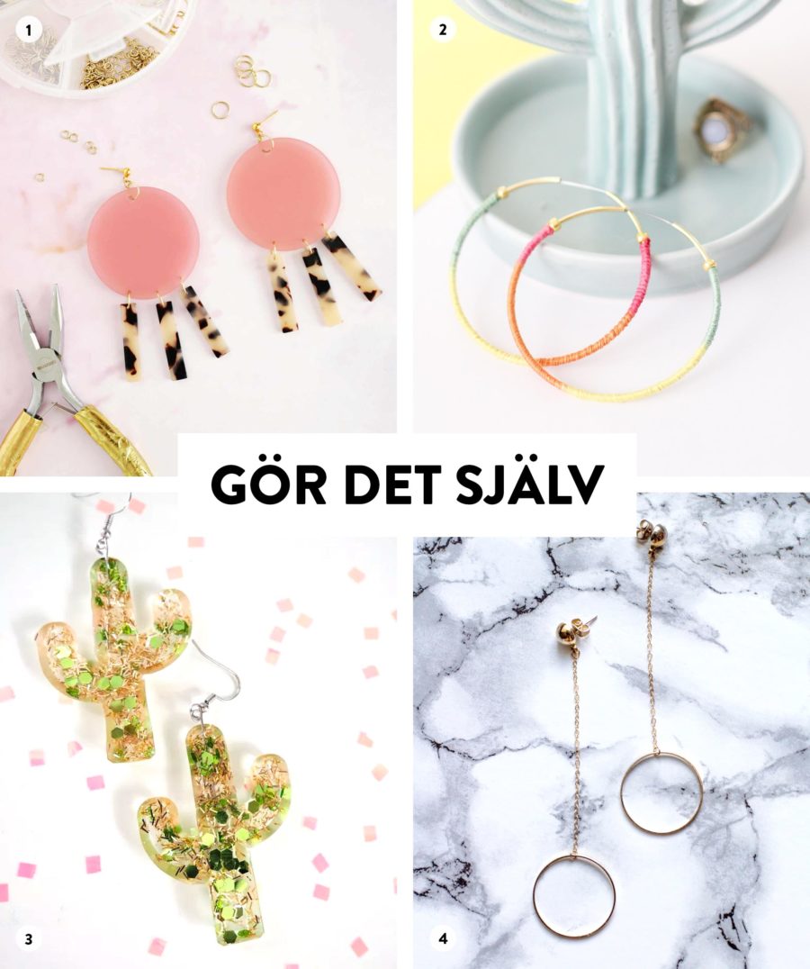 Gör det själv #98 - 4 örhängen du kan göra själv
