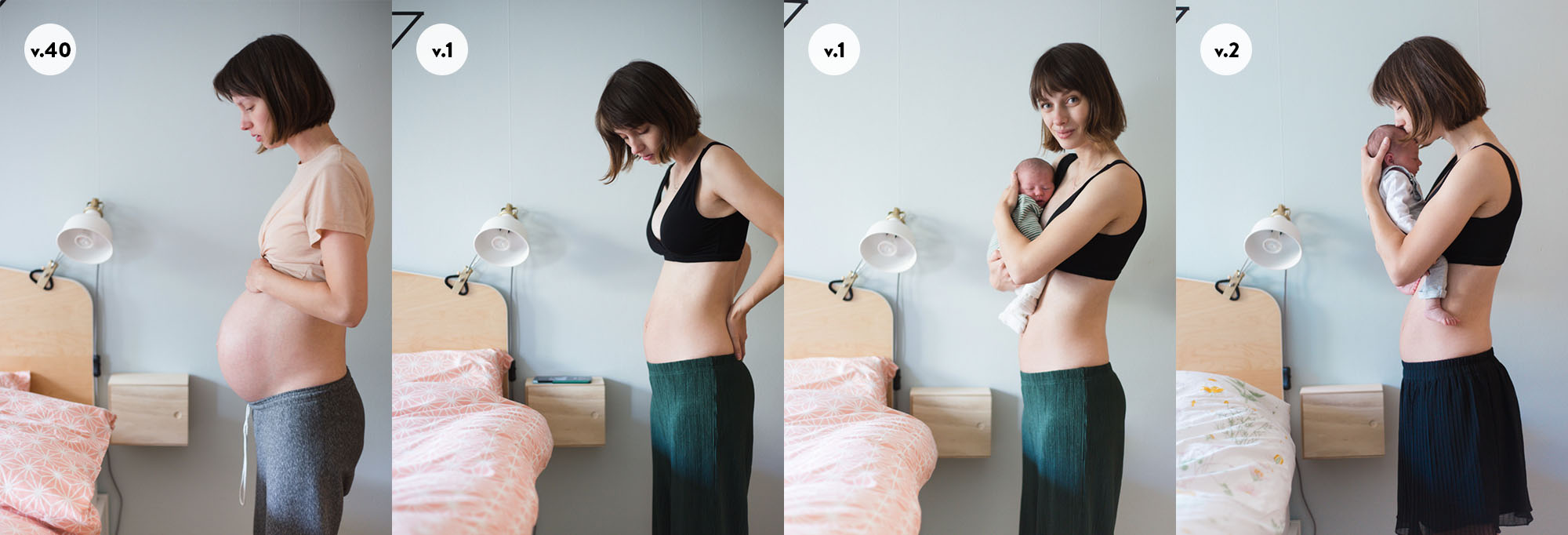 Gravid v40 + kroppen efter förlossningen