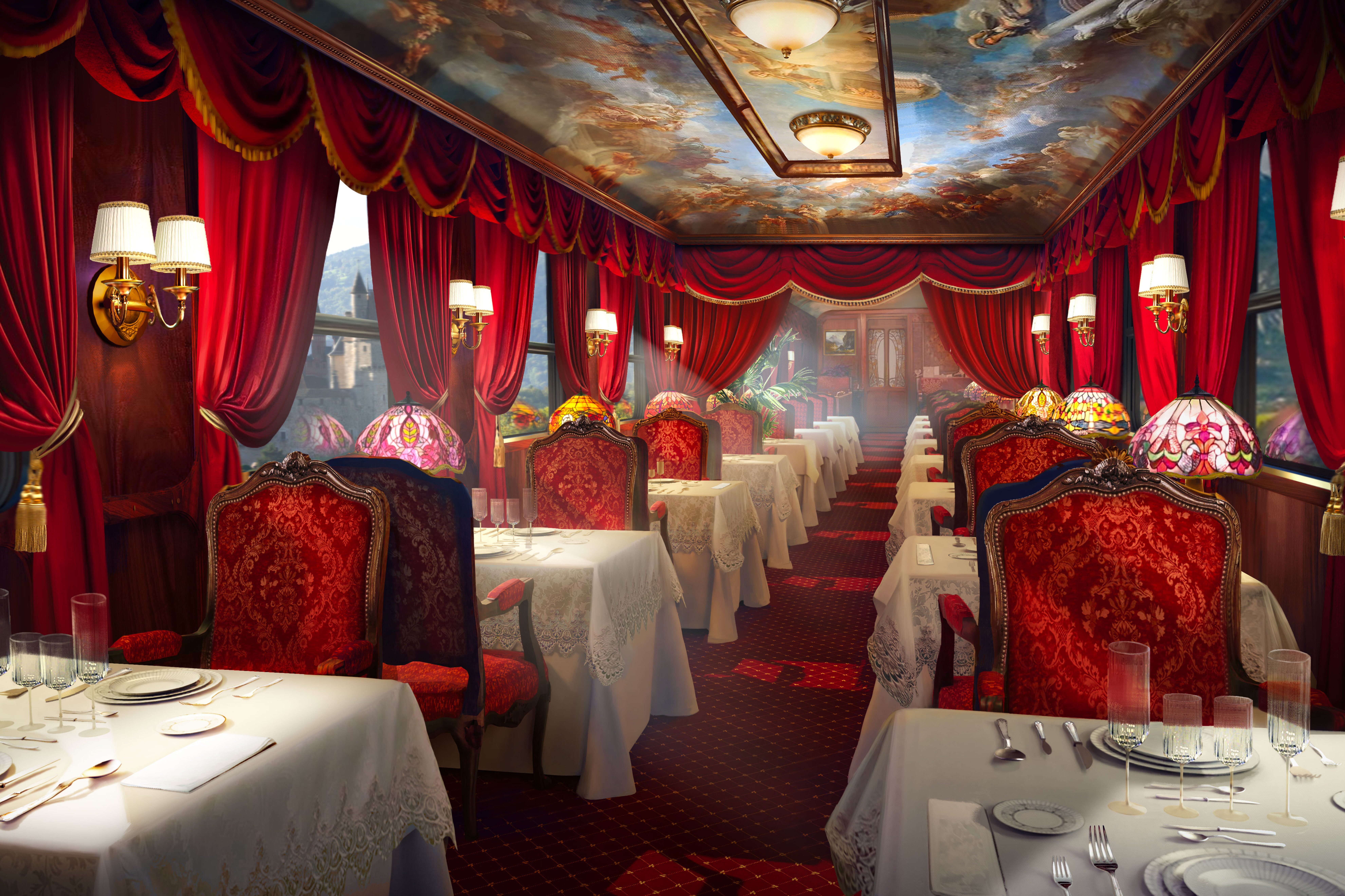 voiture bar restaurant le grand tour