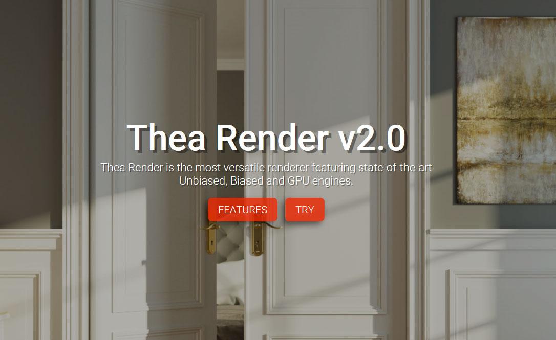 ڕێندەر ئینجینی Thea Render 2 بڵاوکرایەوە