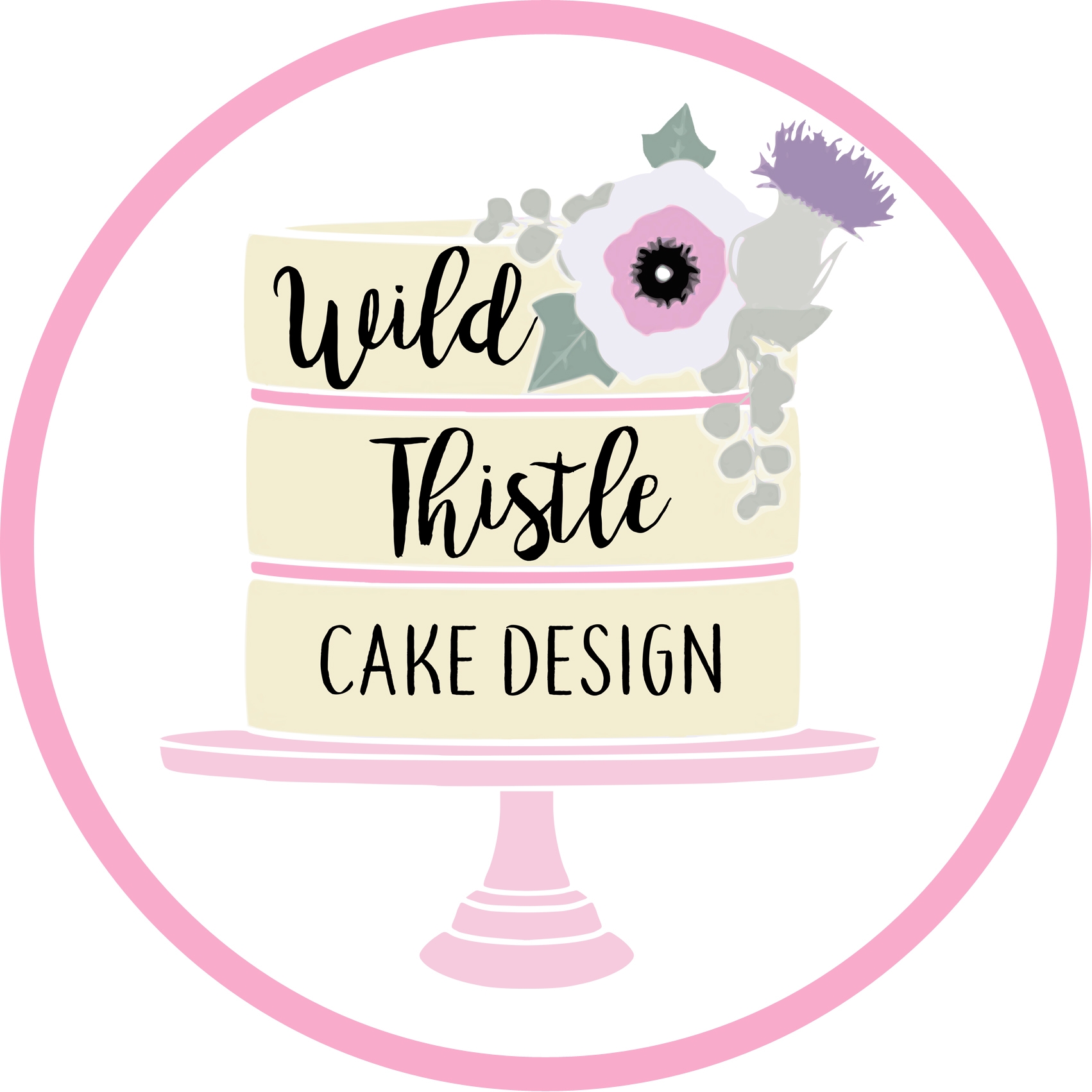 Wild Thistle Cake Design