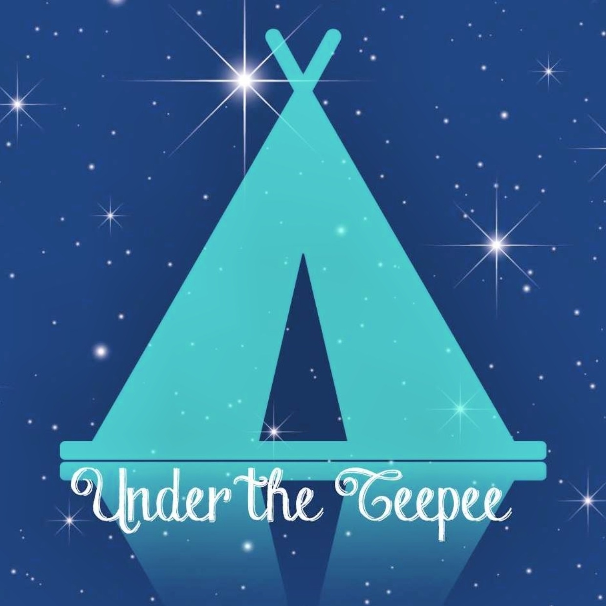Under the teepee