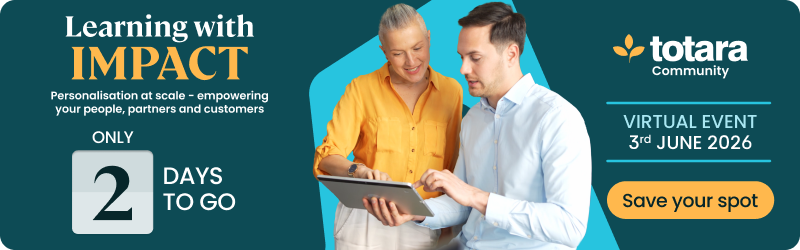 Learning with Impact.  Only 2 days to go. Virtual Event. 3rd June. Save your spot