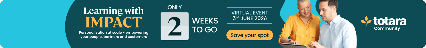 Learning with Impact. Only 2 weeks to go. Virtual Event. 3rd June. Save your spot