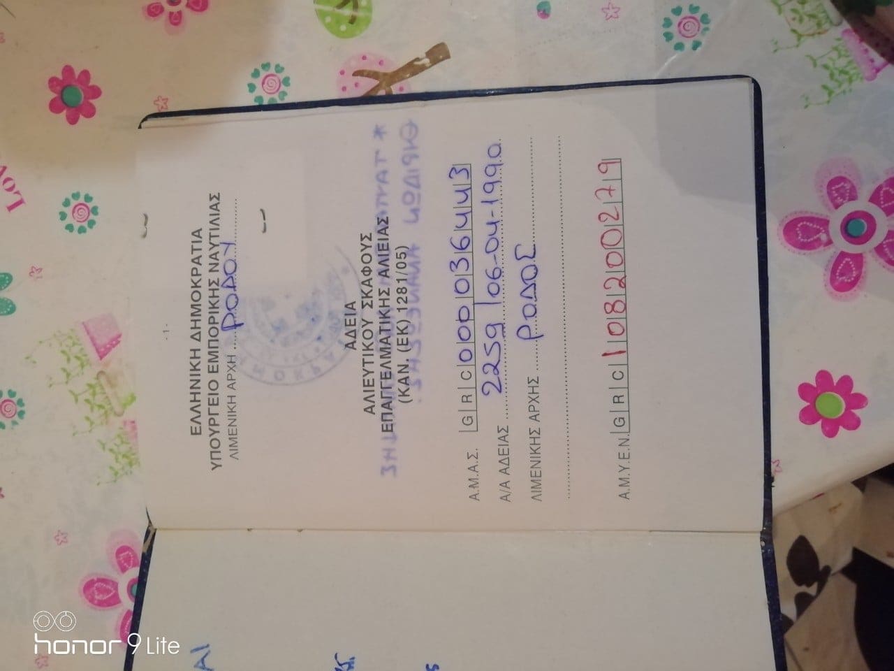 Πωλείται Επαγγελματικό Αλιευτικό Τρεχαντίρι με άδεια (2)