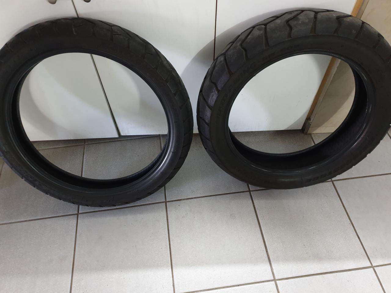 Πωλούνται ελαστικα μηχανης BRINGESTONE BATTLE 110/80R19 ΚΑΙ 150/70R17 