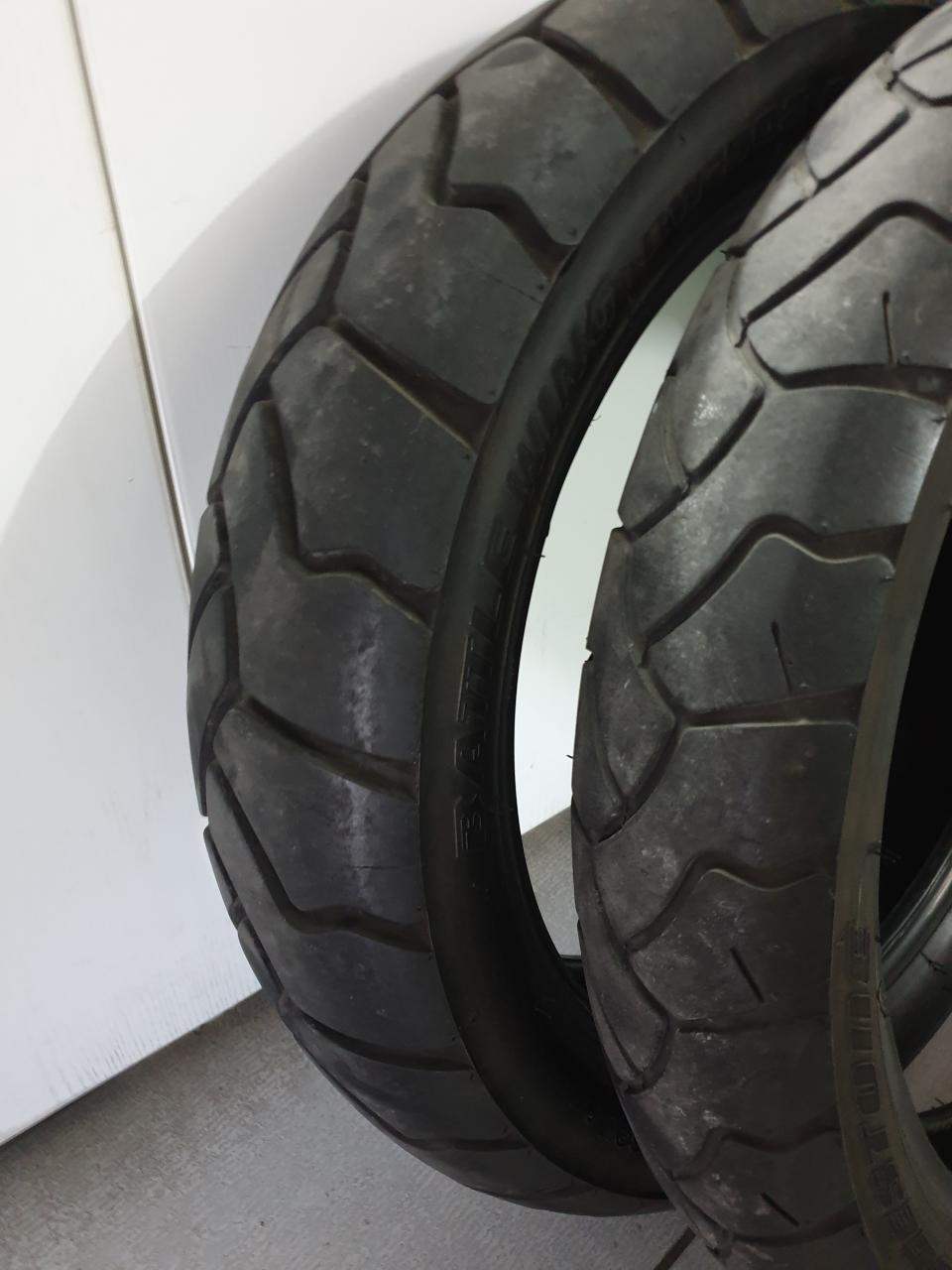 Πωλούνται ελαστικα μηχανης BRINGESTONE BATTLE 110/80R19 ΚΑΙ 150/70R17  (4)