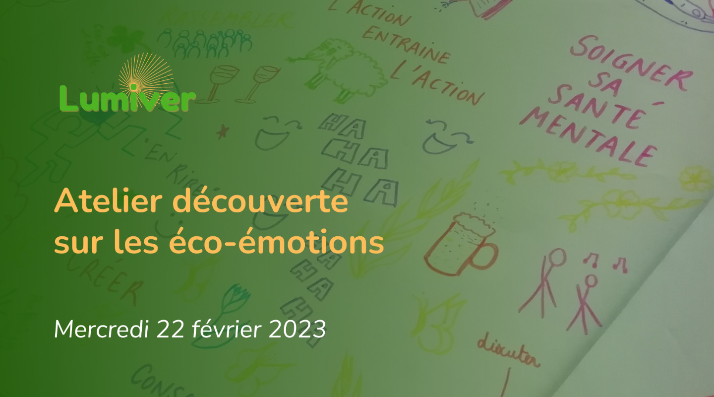Atelier découverte sur les éco-émotions pour les acteurs de la transition