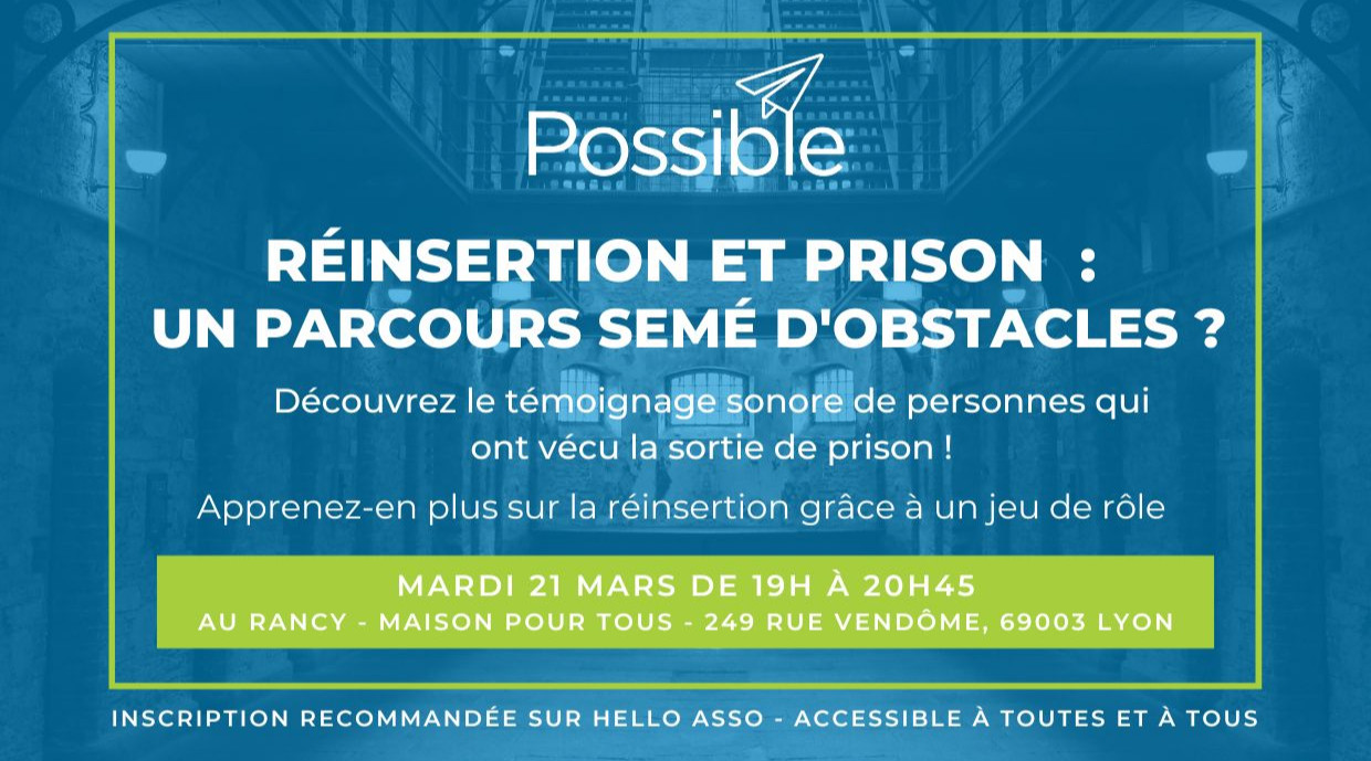 Apéro - Justice - Réinsertion et prison : un parcours un semé d’obstacles ?