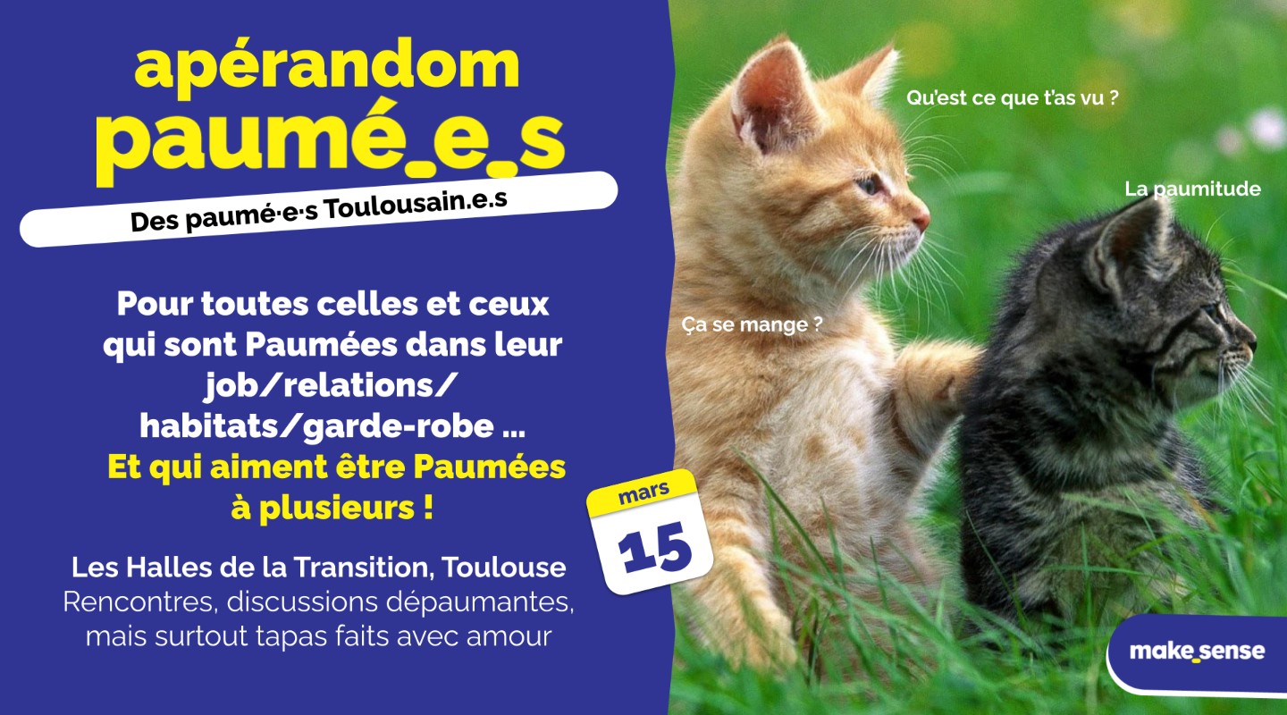 Apérandom Paumé.e.s et présentation de makesense à Toulouse !