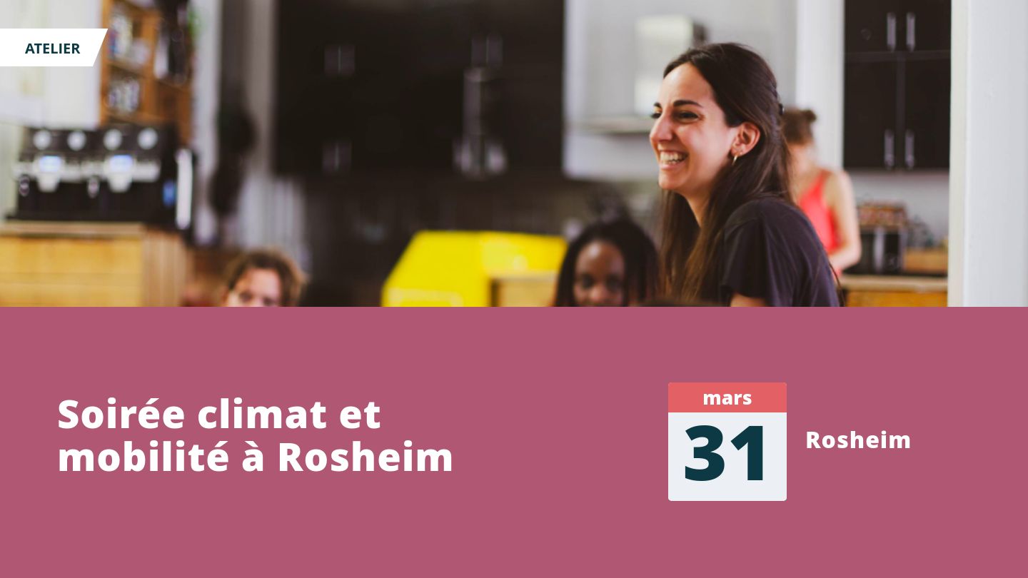Soirée climat et mobilité à Rosheim