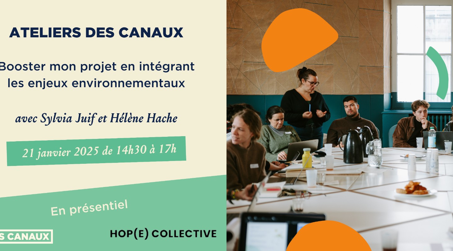 Atelier - Booster mon projet en intégrant les enjeux environnementaux