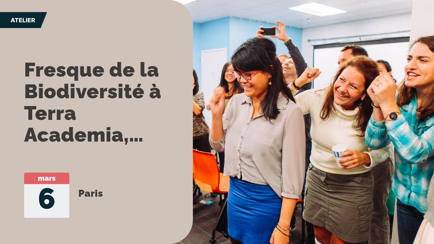 Fresque de la Biodiversité à Terra Academia, Paris 18e