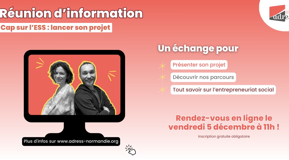 Créer son entreprise sociale en Normandie avec l'ADRESS