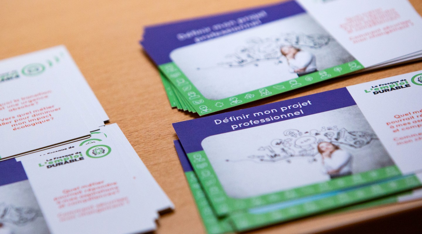 Fresque de l'emploi durable - La maison des canaux