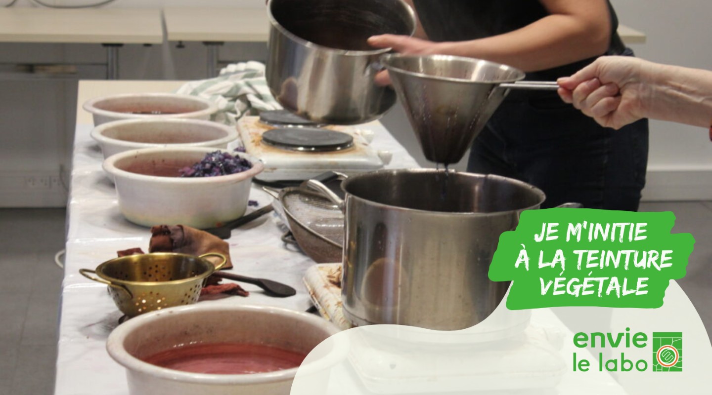 Je m’initie à la teinture végétale