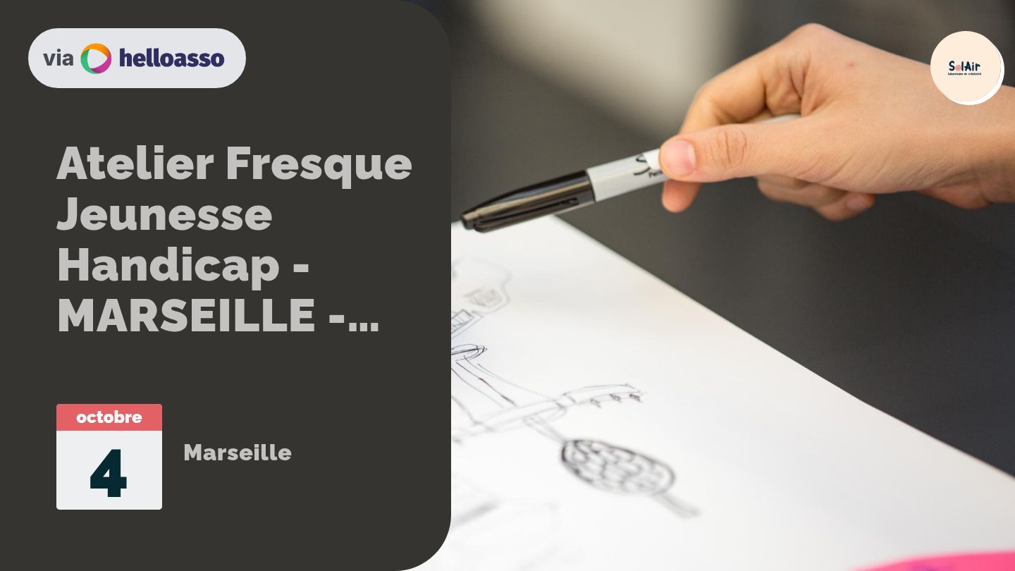 Atelier Fresque Jeunesse Handicap  - MARSEILLE - Espace BARGEMON