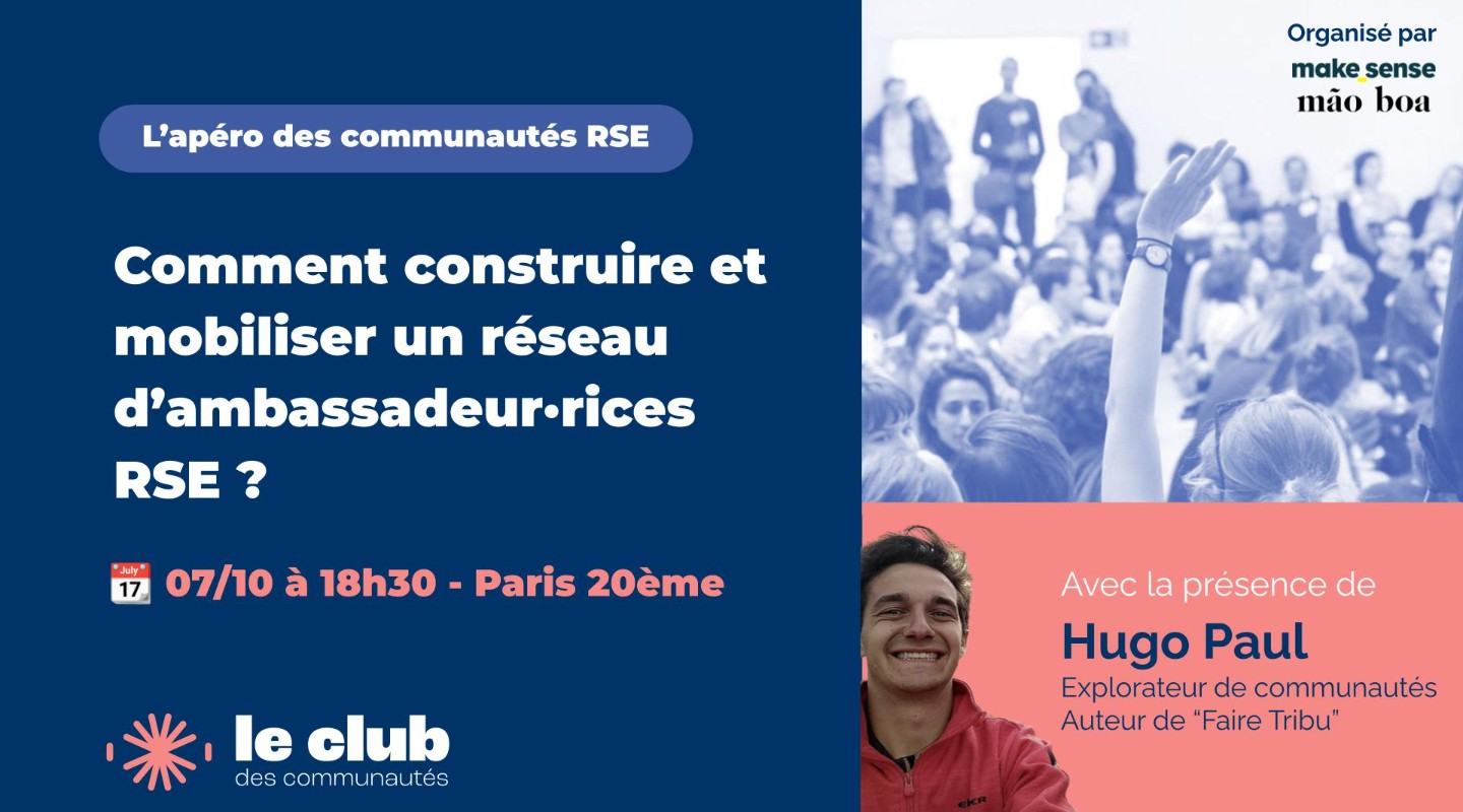 L'apéro des communautés RSE : pour se connecter, s’inspirer et agir avant Produrable
