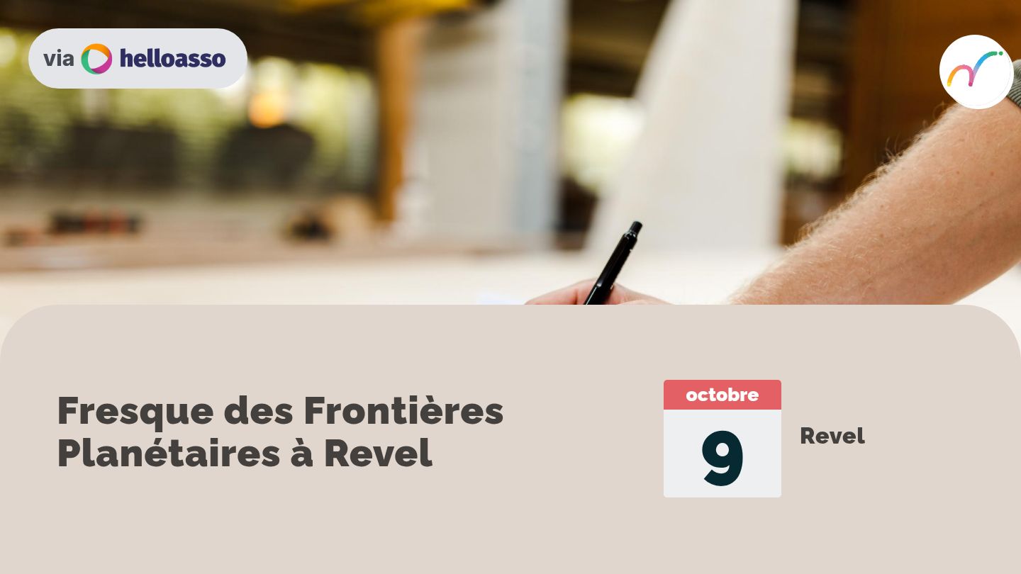 Fresque des Frontières Planétaires à Revel