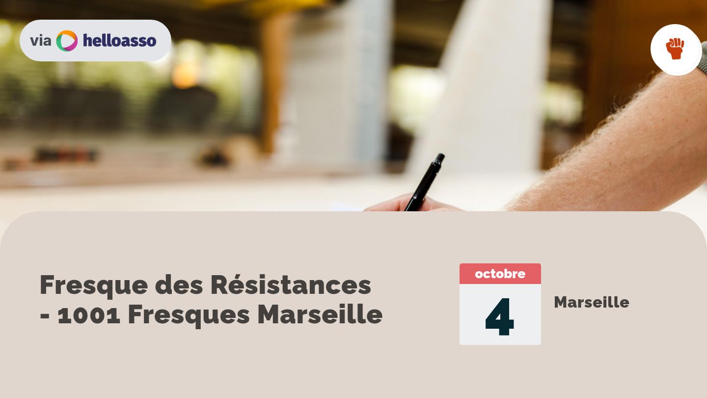 Fresque des Résistances - 1001 Fresques Marseille