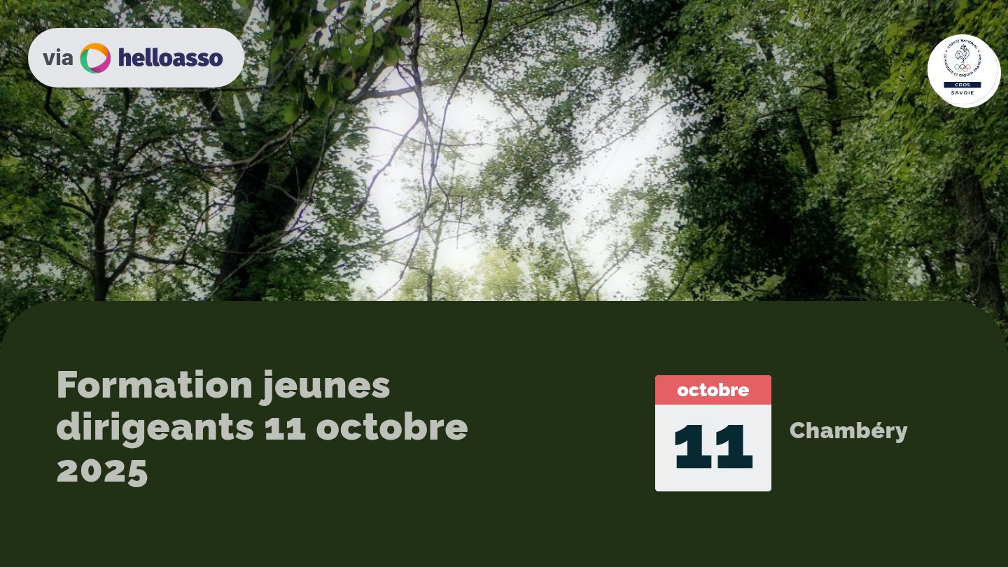 Formation jeunes dirigeants 11 octobre 2025