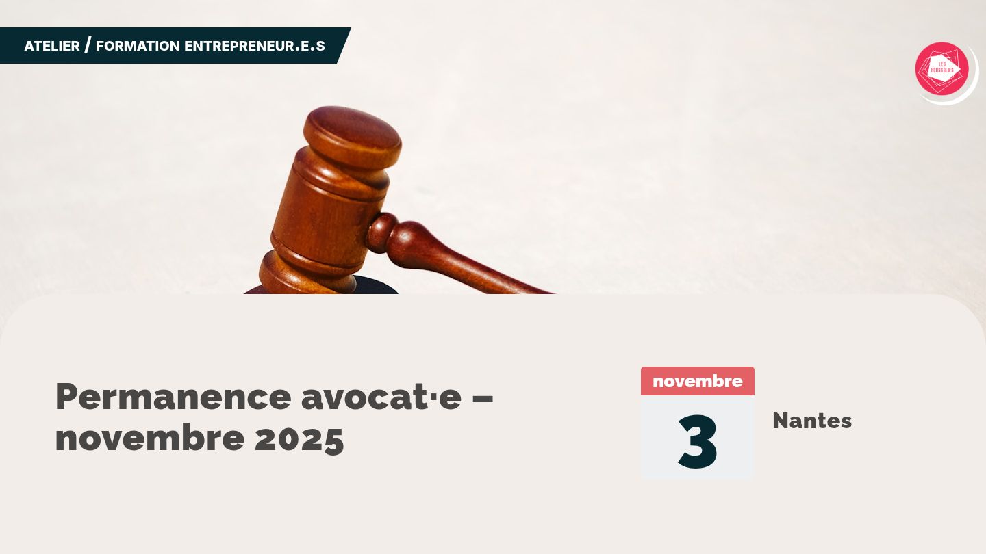 Permanence avocat·e – novembre 2025 