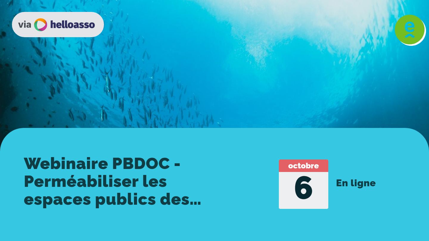 Webinaire PBDOC - Perméabiliser les espaces publics des petites villes