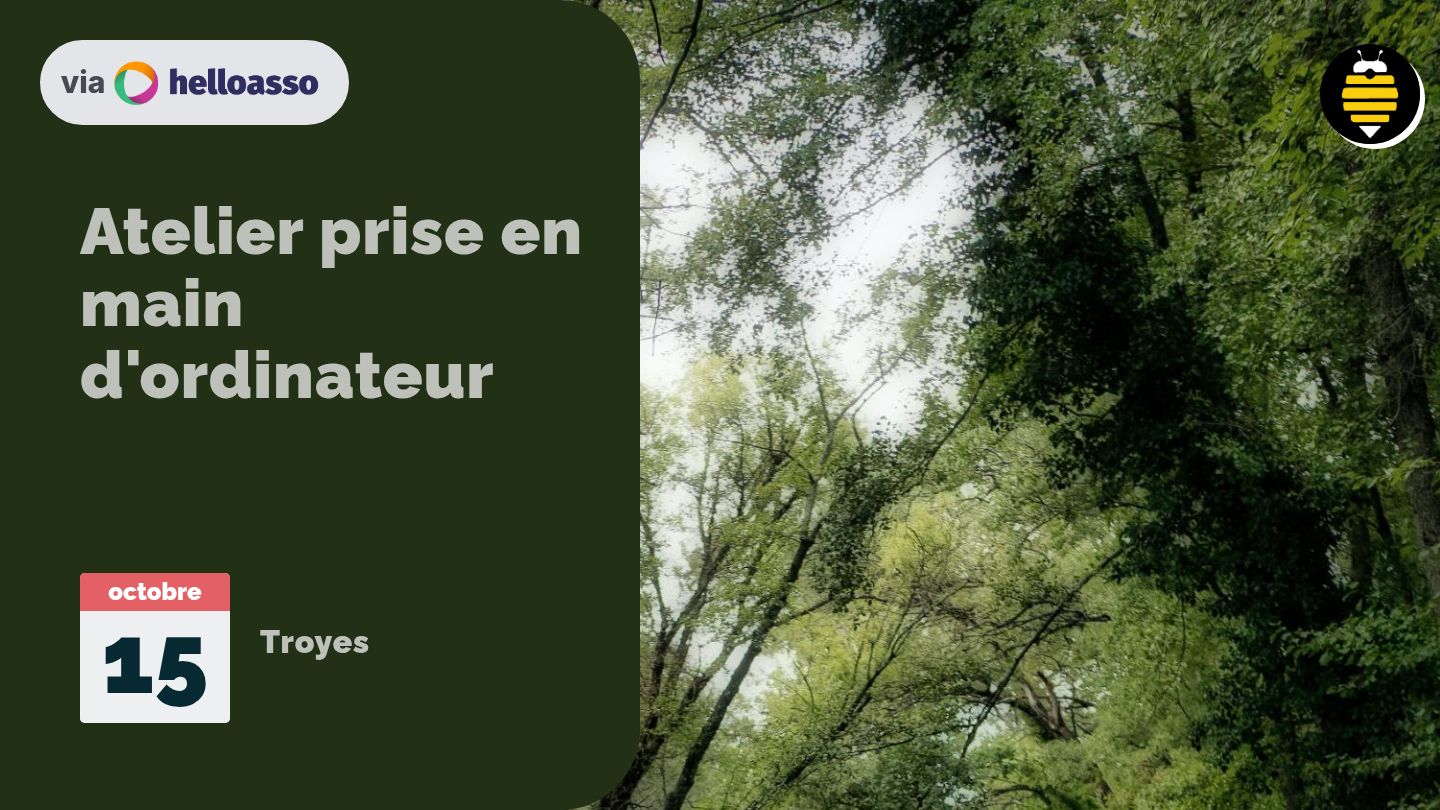 Atelier prise en main d'ordinateur