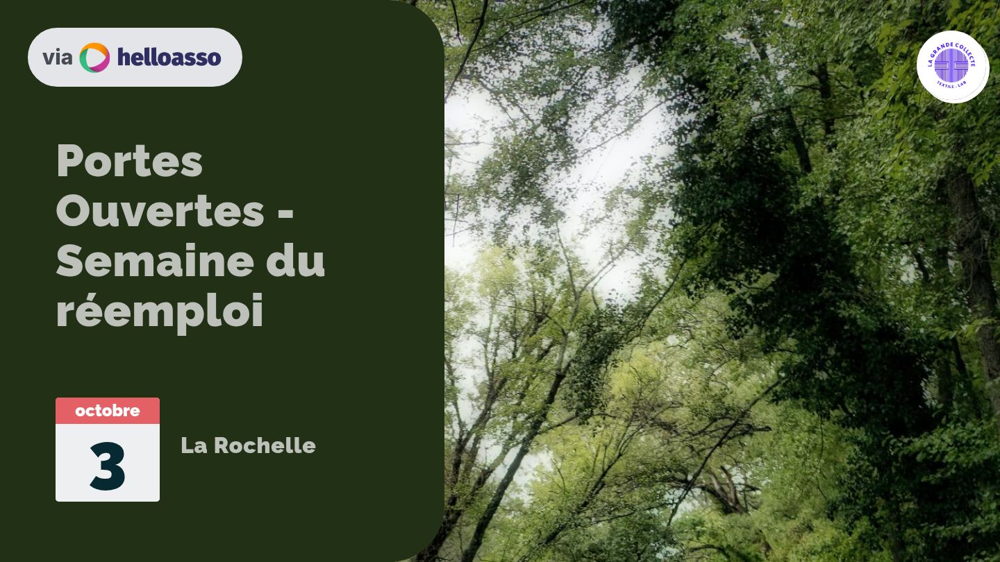 Portes Ouvertes - Semaine du réemploi