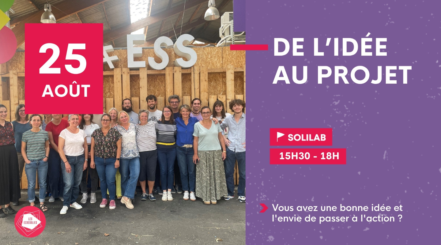 De l’idée au projet – août 2026
