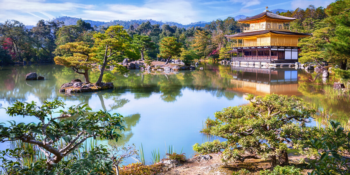 Rokuon-ji temple, Kyoto, Japan
