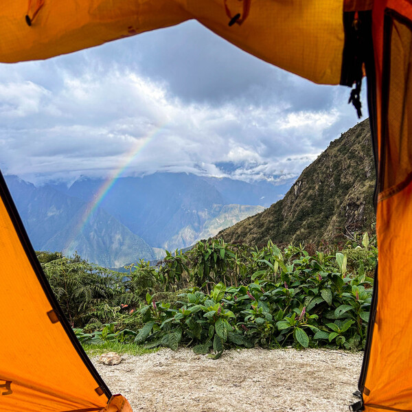 Camping on the Inca Trail