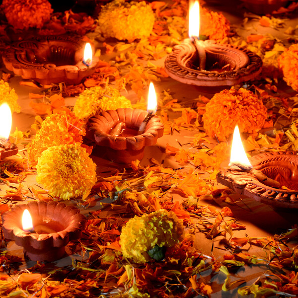 Diwali lamps