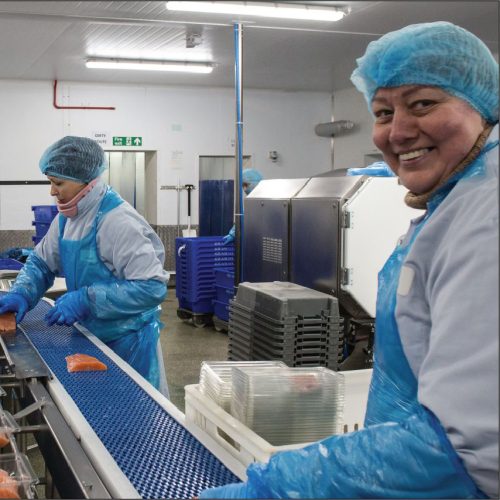 Aquascot Seafood Processing Team Alness Scotland