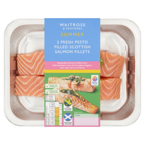 Introducing Our New Summer Dish: Fresh Pesto Filled Scottish Salmon Fillets - Now At Waitrose