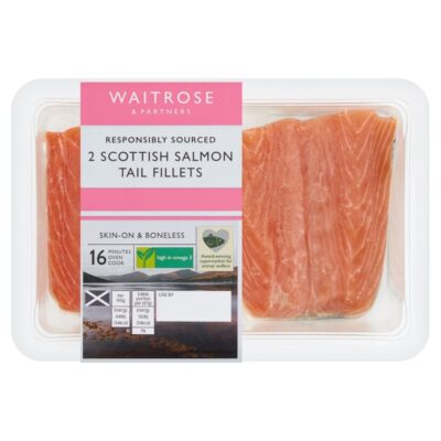 2 Scottish Salmon Tail Fillets