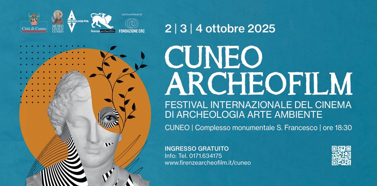 La locandina del Cuneo Archeofilm 2025