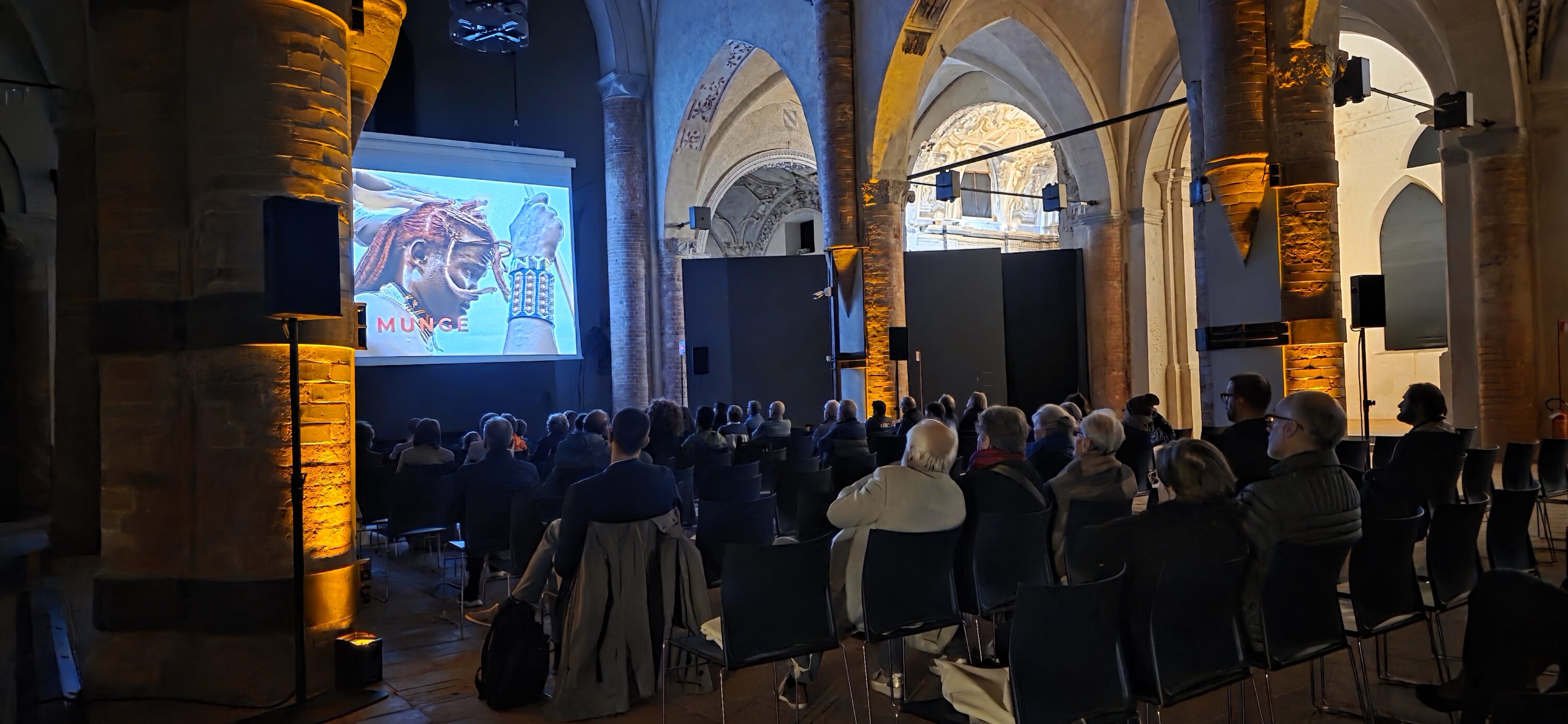 Un momento di proiezione di Cuneo Archeofilm 2025 (ph@Raffaele Masano)